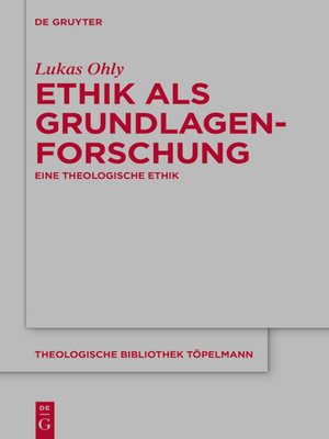 cover image of Ethik als Grundlagenforschung